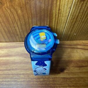 2002 Simpsons Talking Watch Bart Simpson Burger King Needs BATTERY